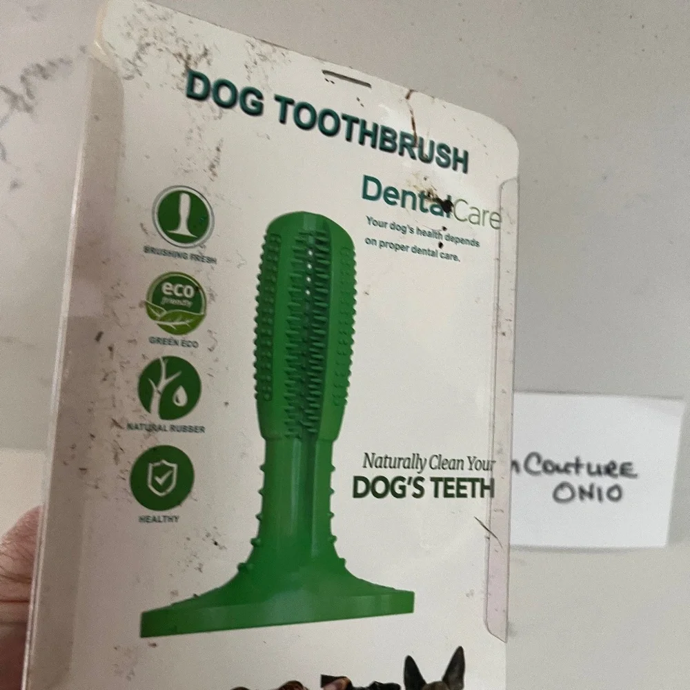 NEW Dog Toothbrush,Chew Toy Brushing Stick Orange,Big dog toothBrush Dental care